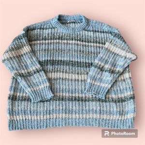 American Eagle Striped Knitted Sweater